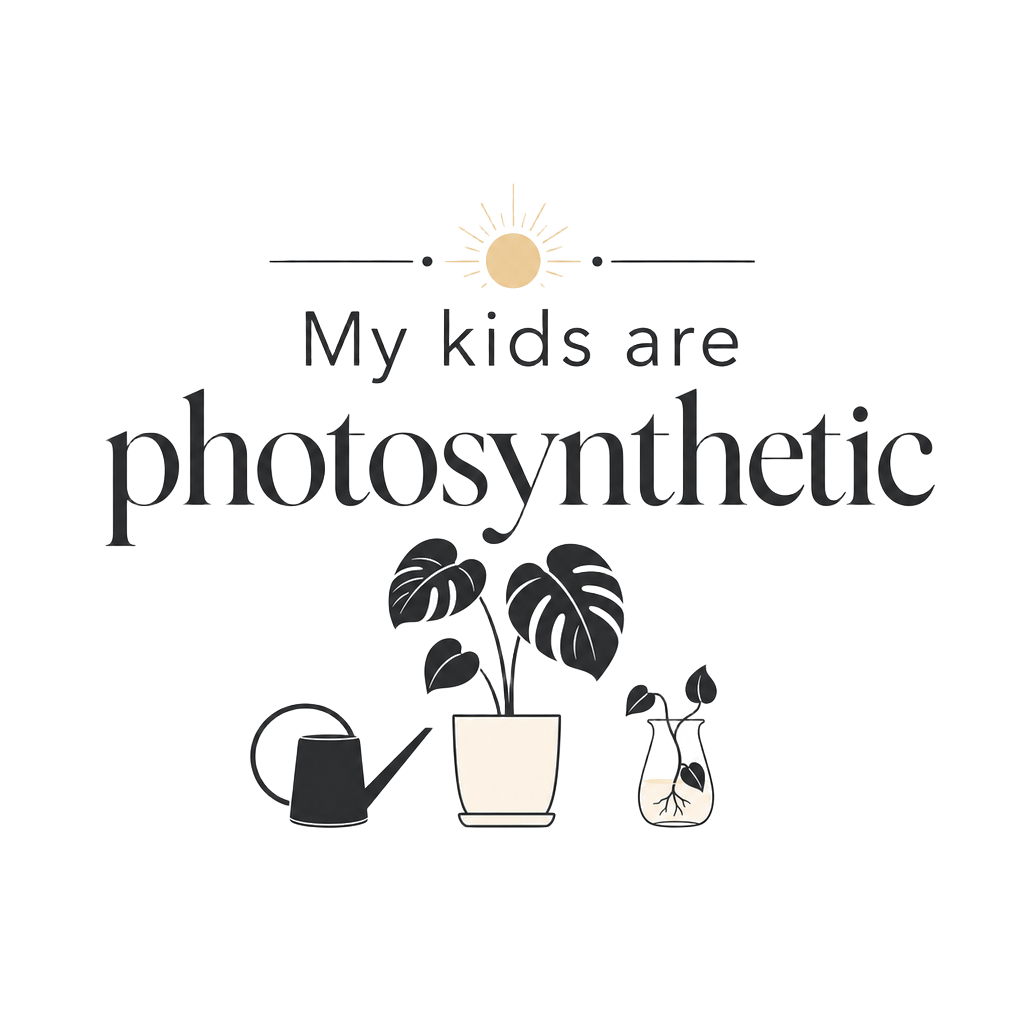 My kids are photosynthetic — art by Bazzai Studio