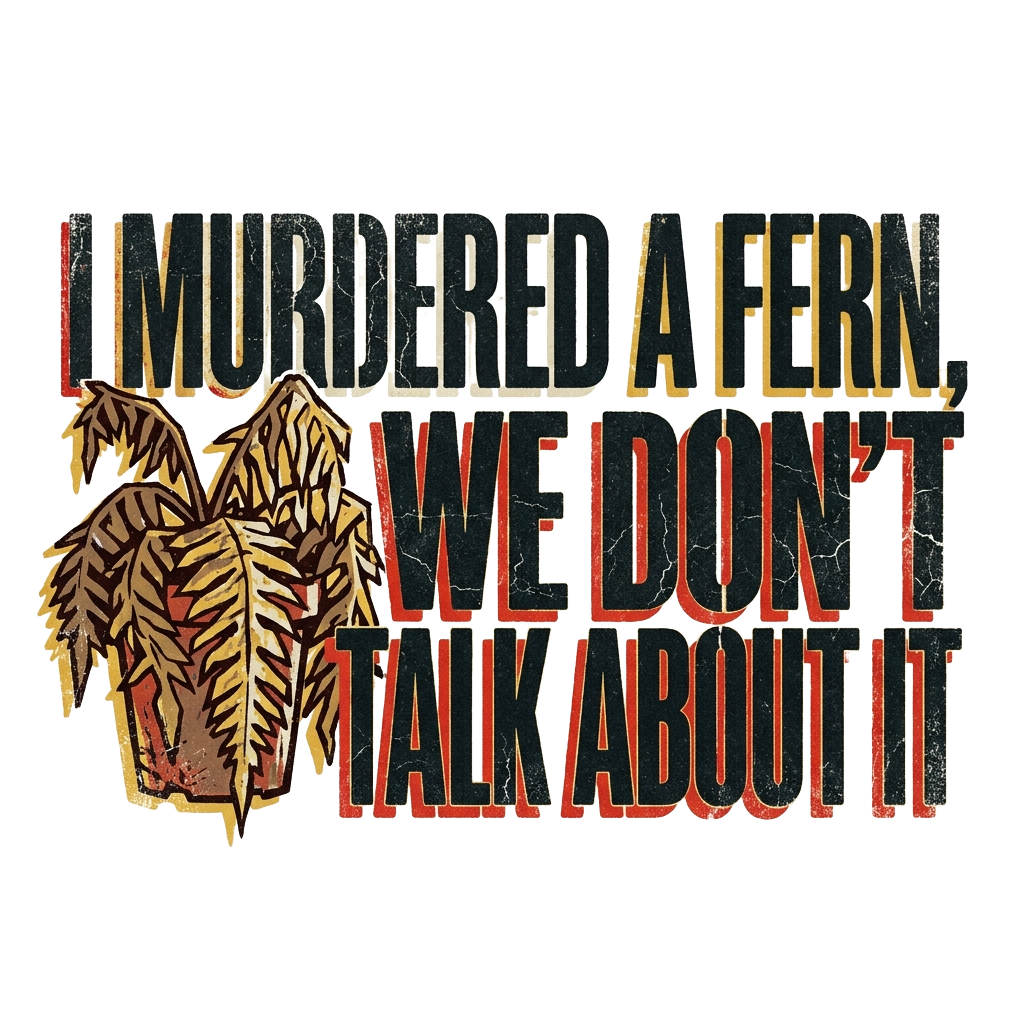 I MURDERED A FERN, WE DON'T TALK ABOUT IT — art by Bazzai Studio