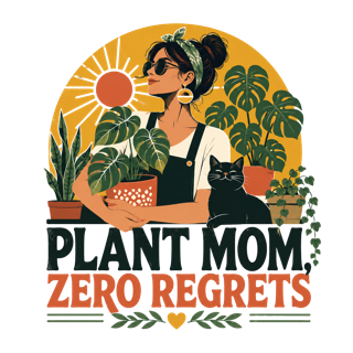 PLANT MOM, ZERO REGRETS — art by Bazzai Studio