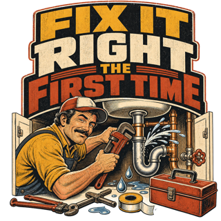 FIX IT RIGHT THE FIRST TIME — art by Bazzai Studio