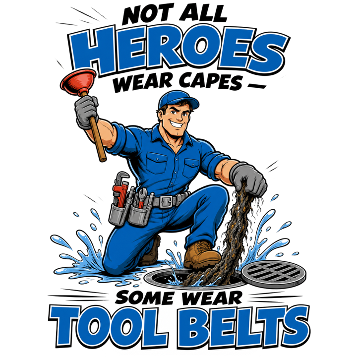 Plumber — plumber trade t-shirt design by Bazzai Studio