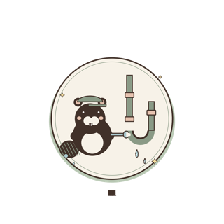 Plumbers do it under the sink — art by Bazzai Studio
