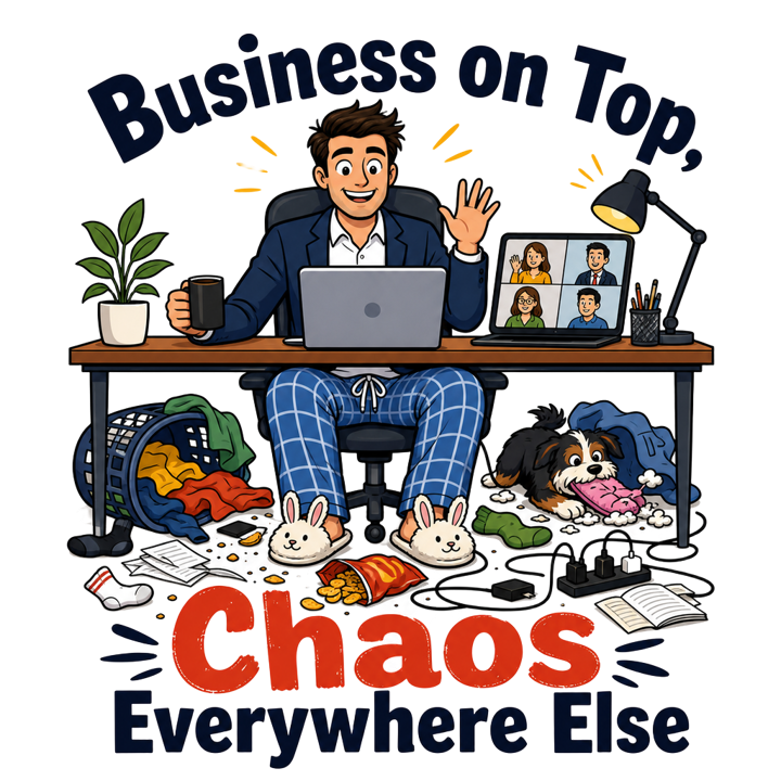 Remote Work Humor — relax t-shirt design by Bazzai Studio