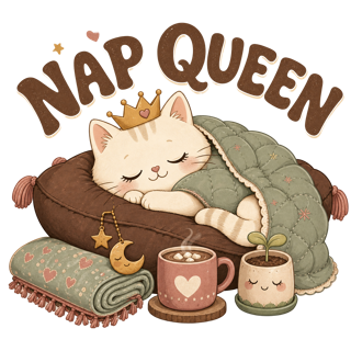 NAP QUEEN — art by Bazzai Studio