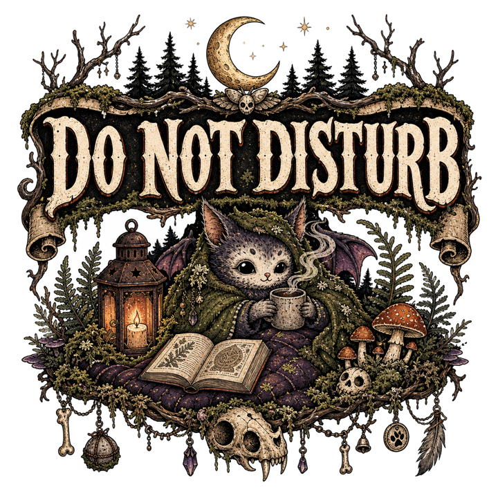 DO NOT DISTURB — relax chill life t-shirt design by Bazzai Studio