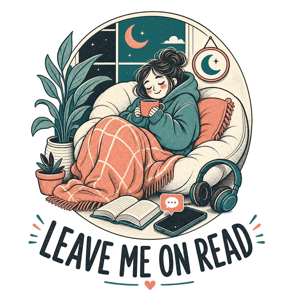 LEAVE ME ON READ — art by Bazzai Studio