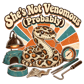 She's Not Venomous (Probably) — art by Bazzai Studio