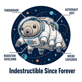 Tardigrade Space Explorer — art by Bazzai Studio