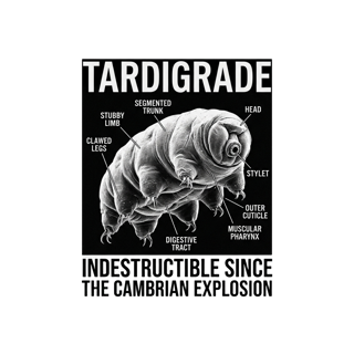 Tardigrade Science Nerd — art by Bazzai Studio