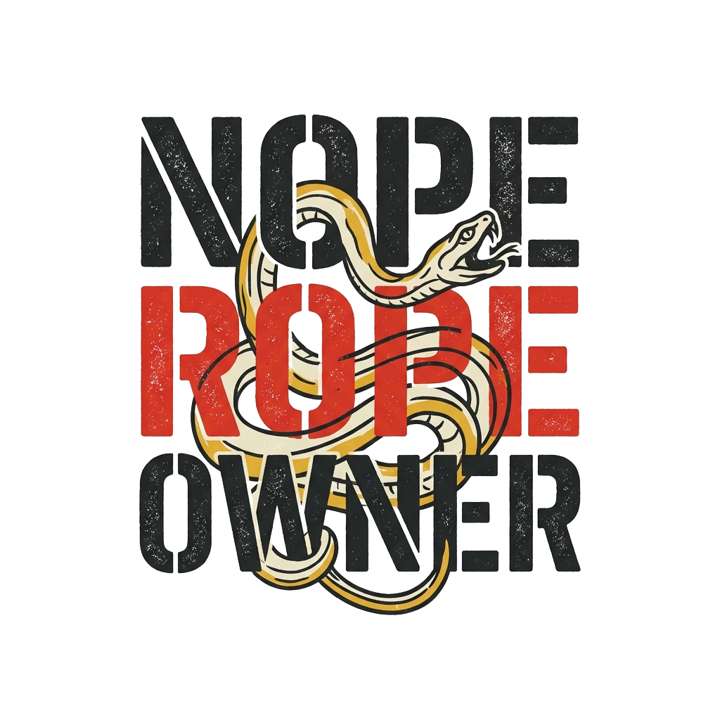 NOPE ROPE OWNER — art by Bazzai Studio