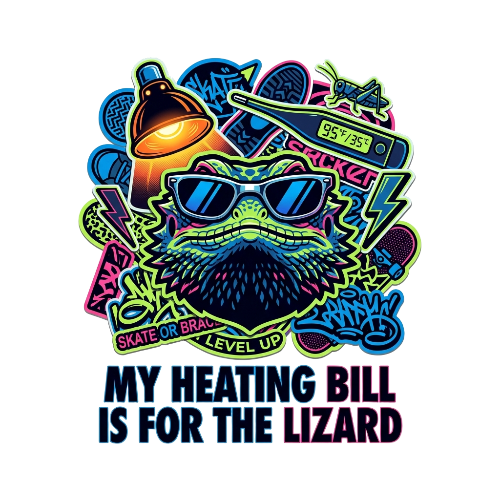 My Heating Bill Is for the Lizard — art by Bazzai Studio