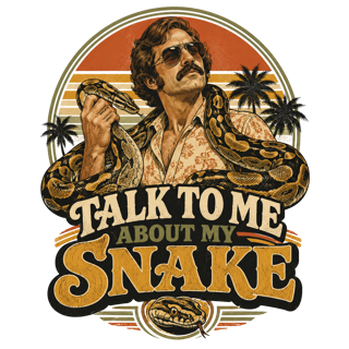 TALK TO ME ABOUT MY SNAKE — art by Bazzai Studio