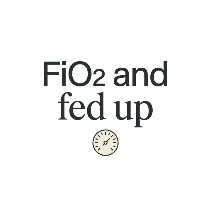 FiO2 and fed up — respiratory t-shirt design by Bazzai Studio