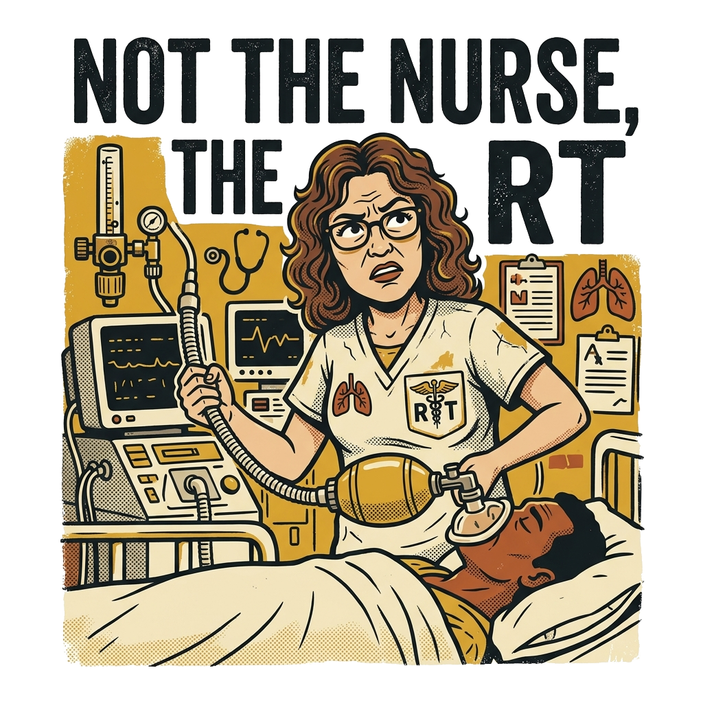 NOT THE NURSE, THE RT — art by Bazzai Studio