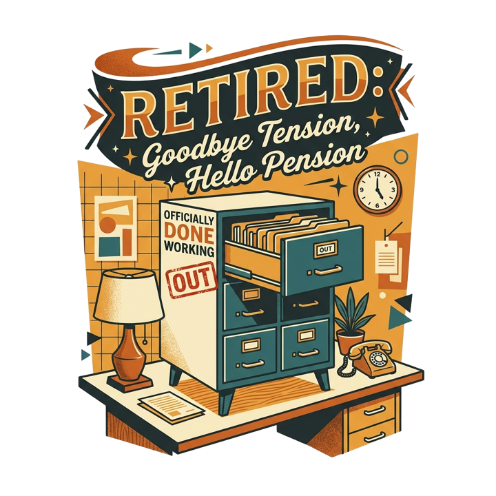 Retirement — retired life zero plans t-shirt design by Bazzai Studio
