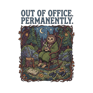 Out of office. Permanently. — art by Bazzai Studio