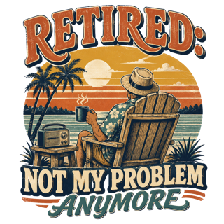 RETIRED: NOT MY PROBLEM ANYMORE — art by Bazzai Studio