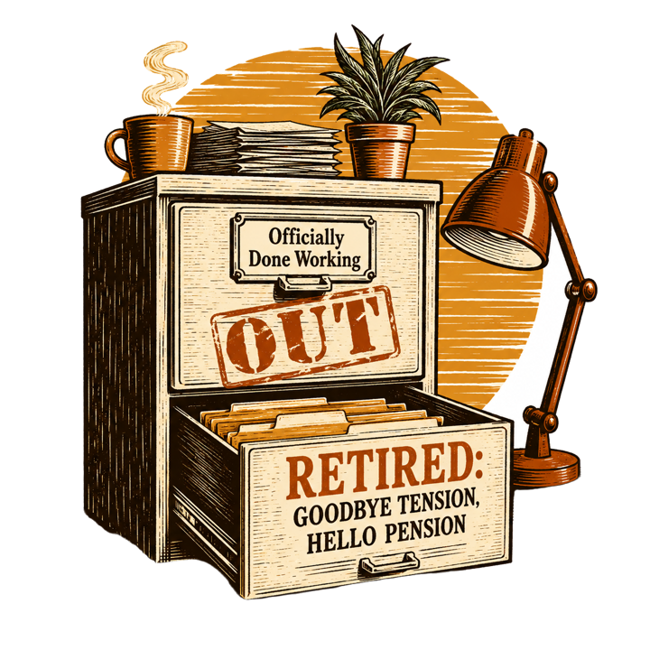 Retirement — retired life zero plans t-shirt design by Bazzai Studio