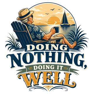 DOING NOTHING, DOING IT WELL — art by Bazzai Studio