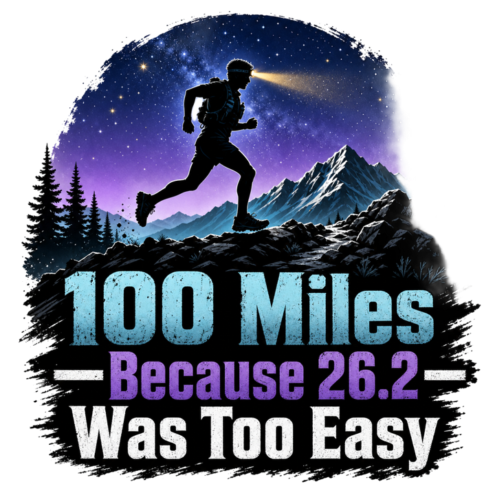Trail Runner Ultra — running t-shirt design by Bazzai Studio
