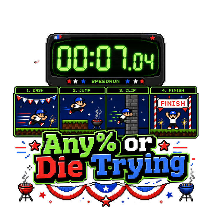 Speedrunner — running life t-shirt design by Bazzai Studio