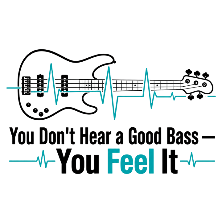 Bass Player — running life t-shirt design by Bazzai Studio