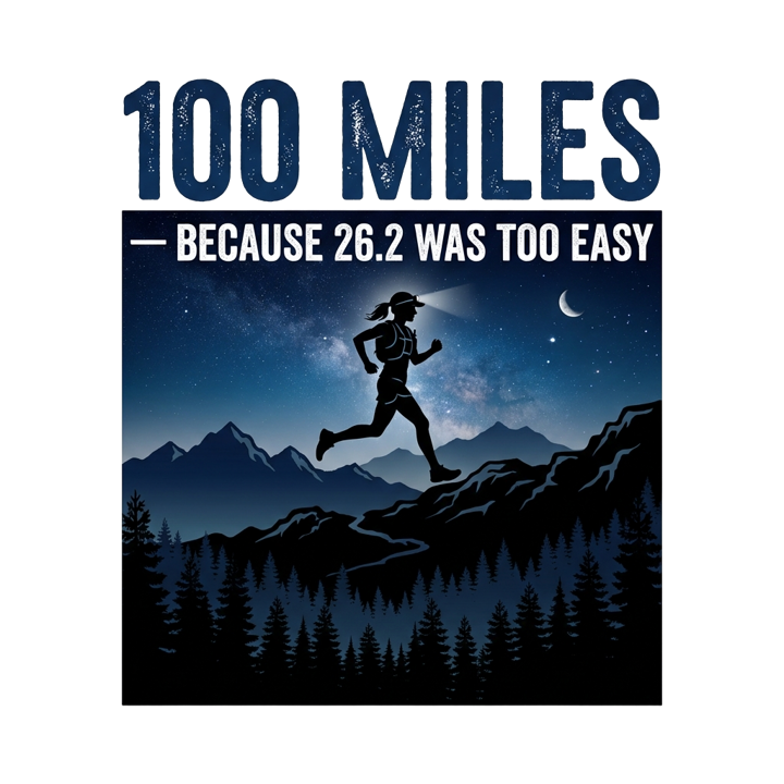 Trail Runner Ultra — running t-shirt design by Bazzai Studio