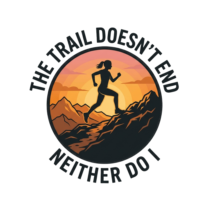 Trail Runner — running life t-shirt design by Bazzai Studio