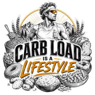 CARB LOAD IS A LIFESTYLE — art by Bazzai Studio