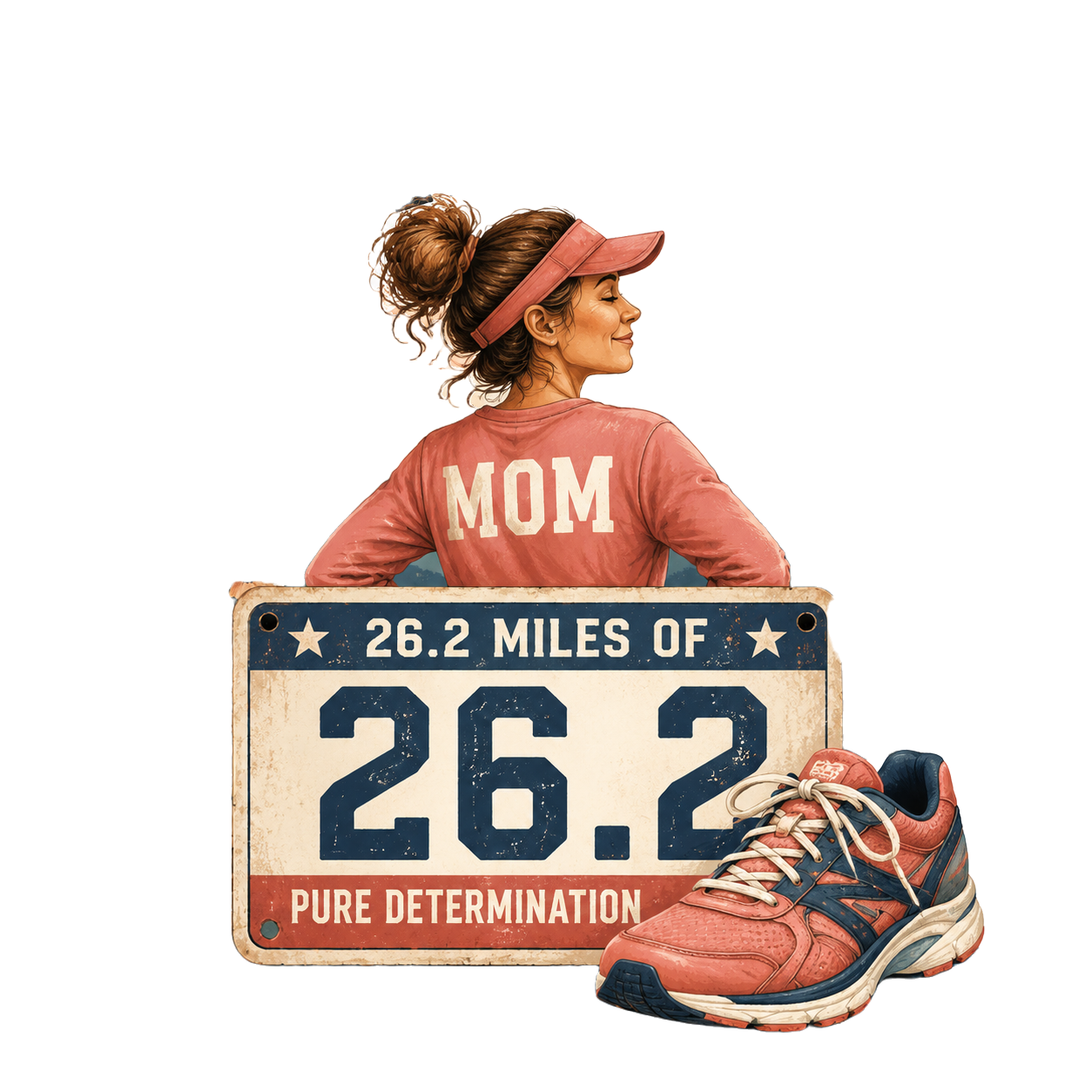 Marathon Mom — art by Bazzai Studio