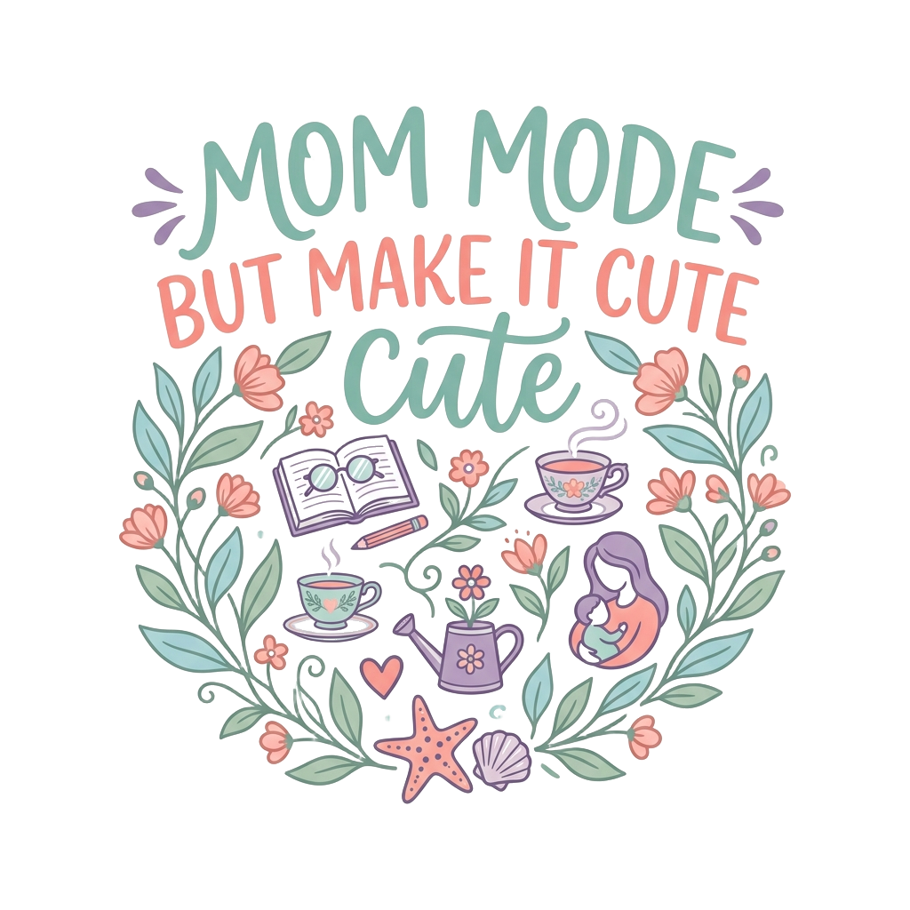 MOM MODE BUT MAKE IT CUTE — art by Bazzai Studio