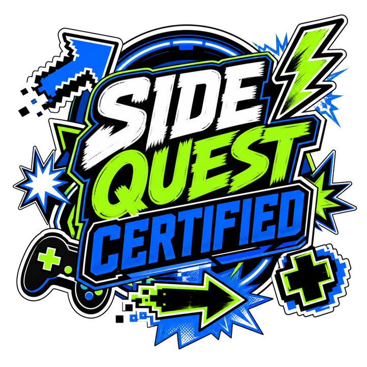 Side Quest Certified — streetwear sticker humor t-shirt design by Bazzai Studio