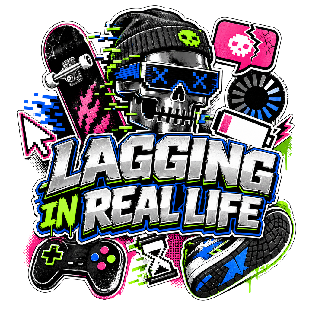 LAGGING IN REAL LIFE — art by Bazzai Studio