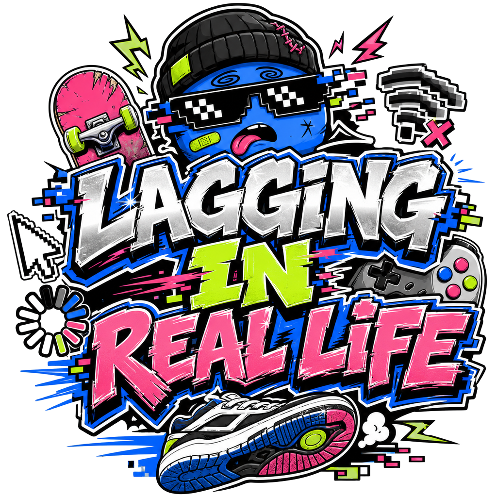 LAGGING IN REAL LIFE — art by Bazzai Studio