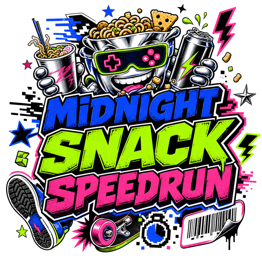 MIDNIGHT SNACK SPEEDRUN — art by Bazzai Studio