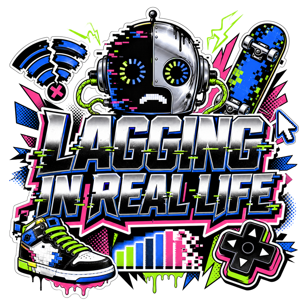 LAGGING IN REAL LIFE — art by Bazzai Studio