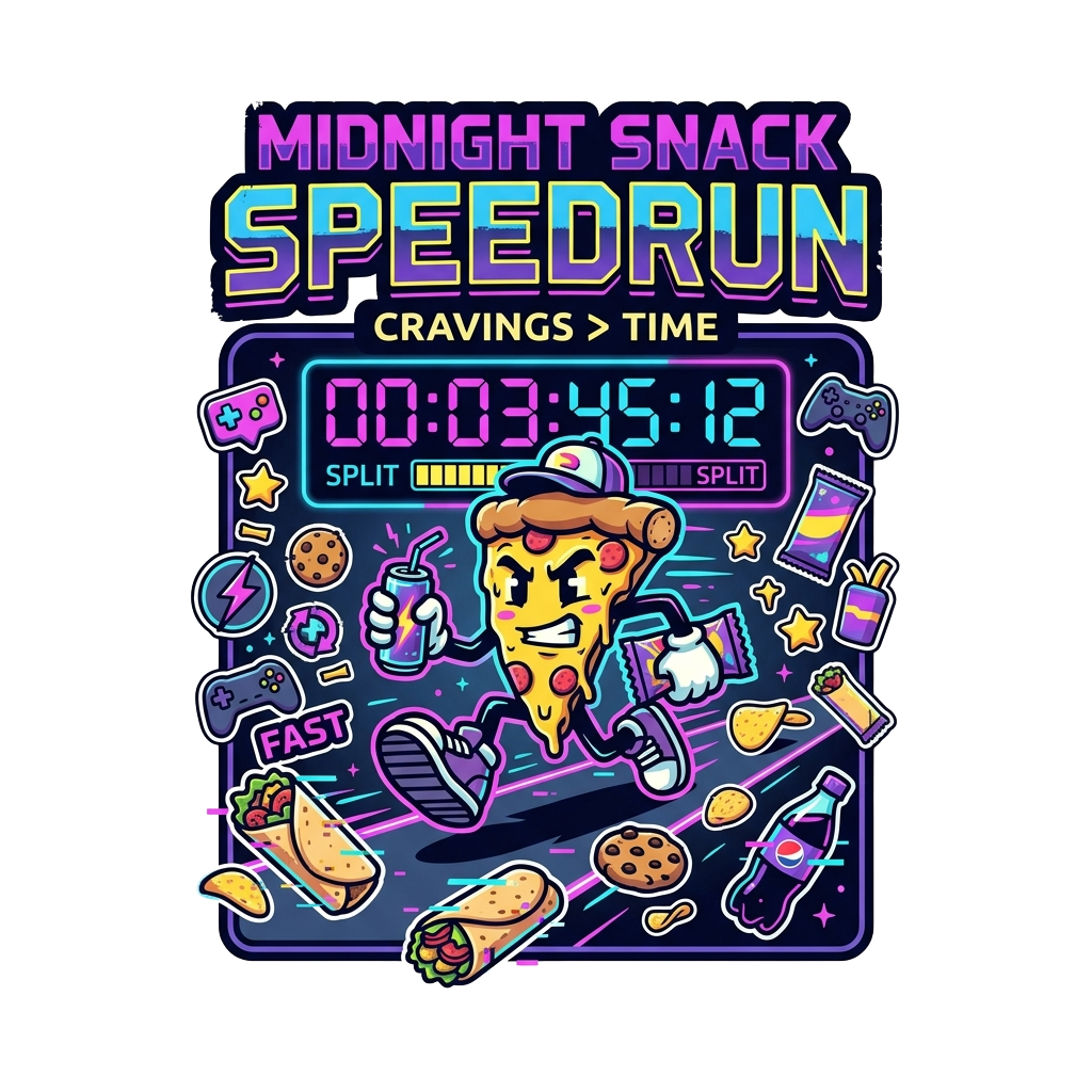 Midnight Snack Speedrun — art by Bazzai Studio