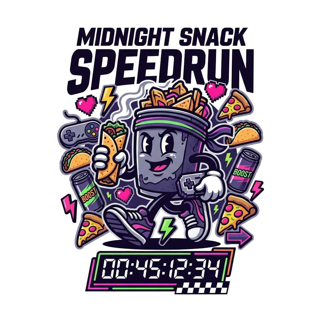 Midnight Snack Speedrun — art by Bazzai Studio