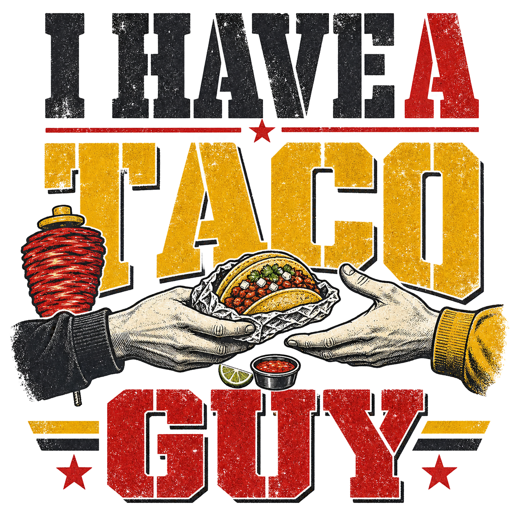 I HAVE A TACO GUY — art by Bazzai Studio