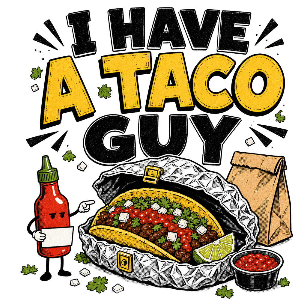 I HAVE A TACO GUY — art by Bazzai Studio