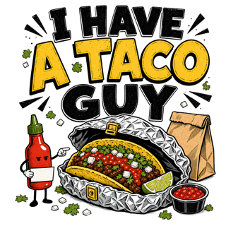 I HAVE A TACO GUY — art by Bazzai Studio