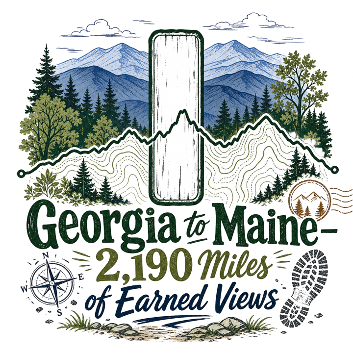 Appalachian Trail Thru-Hike — trail life t-shirt design by Bazzai Studio