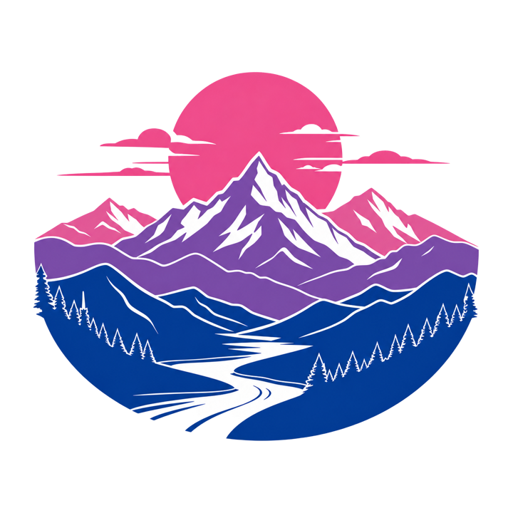 Subtle Pride — Bi Palette — trail life t-shirt design by Bazzai Studio