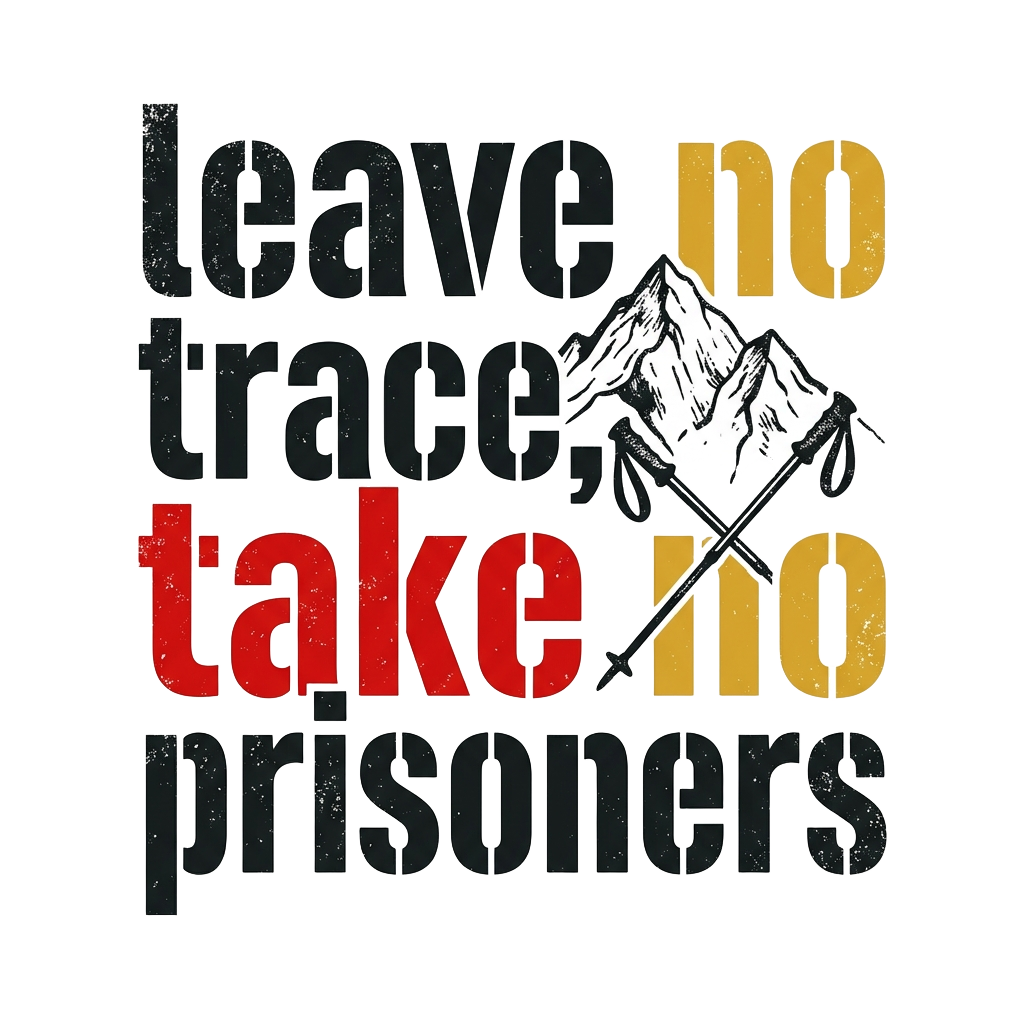 leave no trace, take no prisoners — art by Bazzai Studio