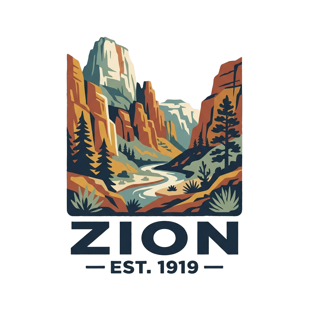 National Park Specific (WPA Style) — art by Bazzai Studio