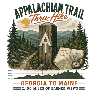 Appalachian Trail Thru-Hike — art by Bazzai Studio