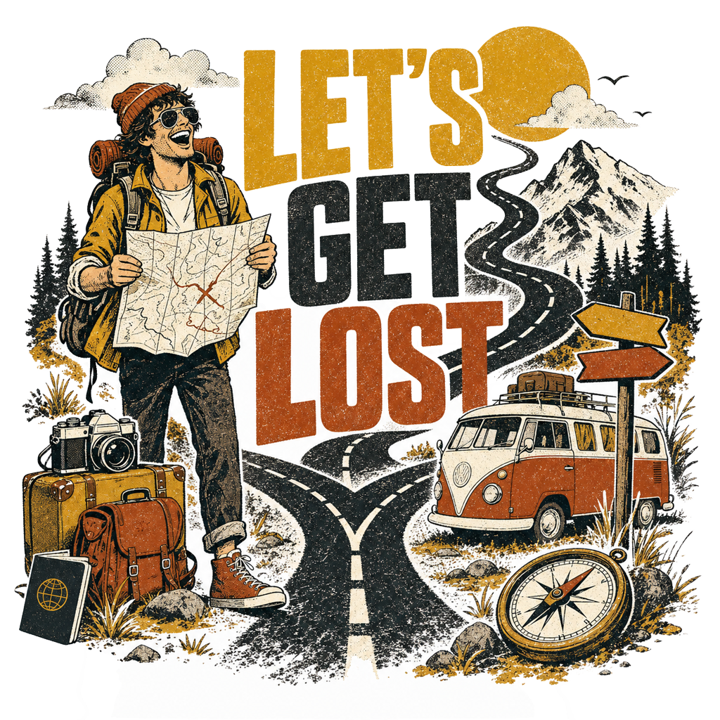 LET'S GET LOST — art by Bazzai Studio