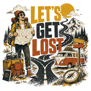 LET'S GET LOST — art by Bazzai Studio