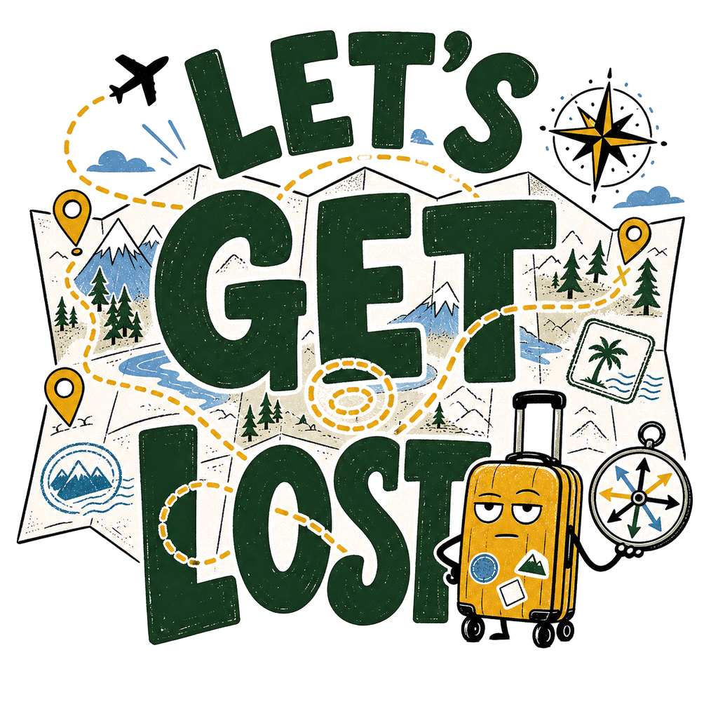 LET'S GET LOST — art by Bazzai Studio