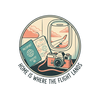 HOME IS WHERE THE FLIGHT LANDS — art by Bazzai Studio